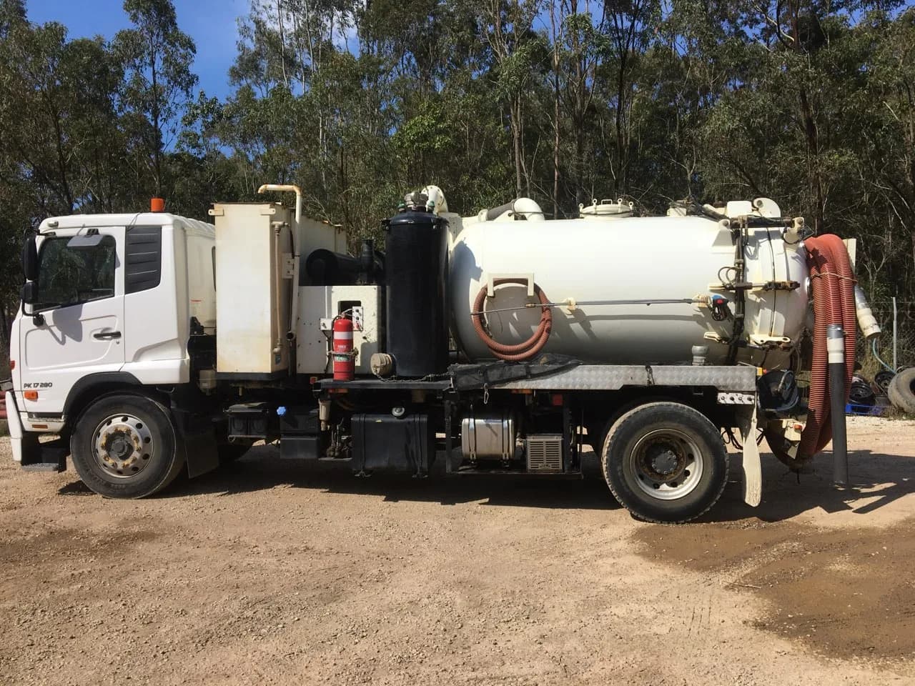 VACIT VAC 77 UD vacuum truck at the operations yard