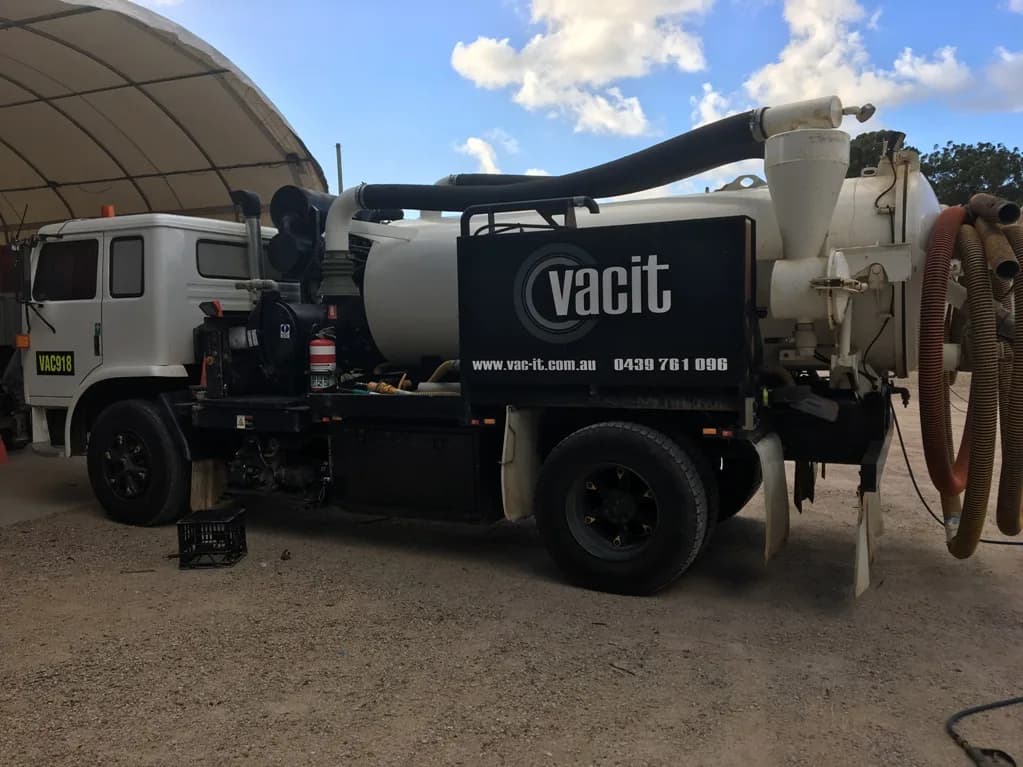 VACIT VAC918 vacuum excavation truck at the operations yard